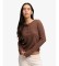 Comprare Superdry Maglietta Essential Waffle marrone
