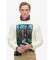 Comprare Superdry Felpa girocollo con grafica bianca da cartolina da viaggio