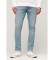 Buy Superdry Blue organic cotton skinny fit jeans