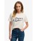 Acheter Superdry T-shirt Varsity Script blanc crème
