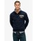 Kaufen Superdry Vintage Athletic Half Button Sweatshirt navy