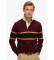 Nakup Superdry PoloVintage Athletic Stripe Rugby maroon