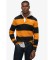 Comprare Superdry Polo da rugby arancione a righe atletiche vintage