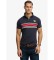 K�p Superdry Vintage Stripe marinblå polotröja