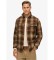 Acheter Superdry Surchemise en laine à carreaux, doublée de polaire, de couleur marron