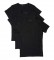 Tommy Hilfiger Lot de 3 T-shirts premium essentiels noirs