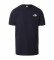 The North Face T-shirt blu navy a cupola semplice