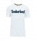 Timberland Camiseta Linear Kennebec River Brand branca