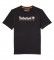 Timberland T-shirt preta de Vento, Ã�gua, Terra e CÃ©u