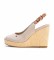 Tommy Hilfiger Espadrilles Iconic taupe -Height wedge 10,5cm