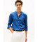 Comprar Tommy Hilfiger Camisa de linho de corte justo em linho azul