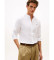 Comprar Tommy Hilfiger Camisa de corte justo em linho branco