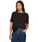 Kaufen Tommy Hilfiger Breit gestreiftes T-Shirt mit schwarzem Bootsausschnitt