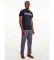 Tommy Hilfiger Camiseta da marinha SS Hilfiger CN