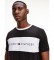 Tommy Hilfiger T-shirt col roulÃ© avec logo du drapeau UM0UM01170 noir