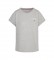 Tommy Hilfiger T-shirt com viragem para cima cinzenta