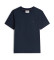 Comprare Tommy Hilfiger T-shirt girocollo con logo ricamato blu