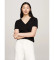 K�b Tommy Hilfiger Smal V-hals T-shirt sort