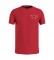 Tommy Hilfiger T-shirt com logótipo Slim vermelho