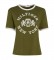 Tommy Hilfiger T-shirt Varsity Flock C-Nk verde