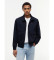 Comprare Tommy Hilfiger Giacca Harrington con cerniera e logo blu navy