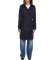 Comprar Tommy Hilfiger Gabardina de ajuste fino repelente de água da Marinha