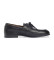 Acheter Tommy Hilfiger Chaussures bateau en cuir souple noir