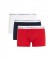 Tommy Hilfiger Pack 3 Boxers navy, red, white