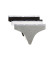 Comprar Tommy Hilfiger Pack 3 Tanga com logótipo na cintura Cinzento, Branco, Preto