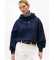 Kaufen Tommy Hilfiger Kapuzensweatshirt mit strukturiertem navyfarbenen Logo