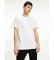 Tommy Hilfiger T-shirt bianca classica con scollo a C in jersey