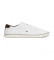 Comprare Tommy Hilfiger Sneakers in tela bianca con lacci