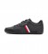Tommy Hilfiger Classic black leather sneakers