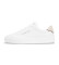 Buy Tommy Hilfiger Tennis shoes with logo in beige leather