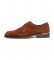 Tommy Hilfiger Brown Derby Signature Leather Shoes