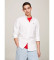 Tommy Jeans Chemise en coton oxford avec coupe slim blanche