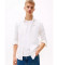 Comprar Tommy Jeans Camisa Poplin Original Esticada Branca