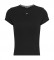 Tommy Jeans Essential Rib SS T-shirt noir