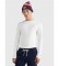 Comprar Tommy Jeans Camiseta de manga larga con corte slim blanco