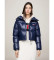 Tommy Jeans Alaska quilted cropped jacket with blue cropped cut