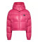 Tommy Jeans Alaska quilted cropped cropped jacket pink