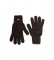 Tommy Jeans Gants avec logo brodé noir
