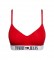 Tommy Jeans Bralette Archive Bra without Padding red