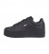 Tommy Jeans Sneaker Essential in pelle con plateau nera