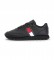 Tommy Jeans Essential Running Leather Shoes Black