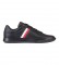 Tommy Hilfiger Cupsole Leather Sneakers black