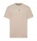 Tommy Jeans T-shirt com logtipo linear bege