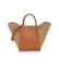 Comprare TOUS Borsa tote in rafia a forma di tulipano, color cammello