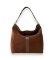 Comprar Twinset Bolsa hobo de camurça com logotipo marrom