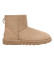 UGG Classic Mini II leather ankle boots sand